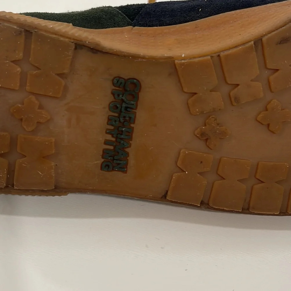 Vintage Cole Haan Sporting Woman's Suede Laceup Sneakers size 6.5 - Picture 12 of 16